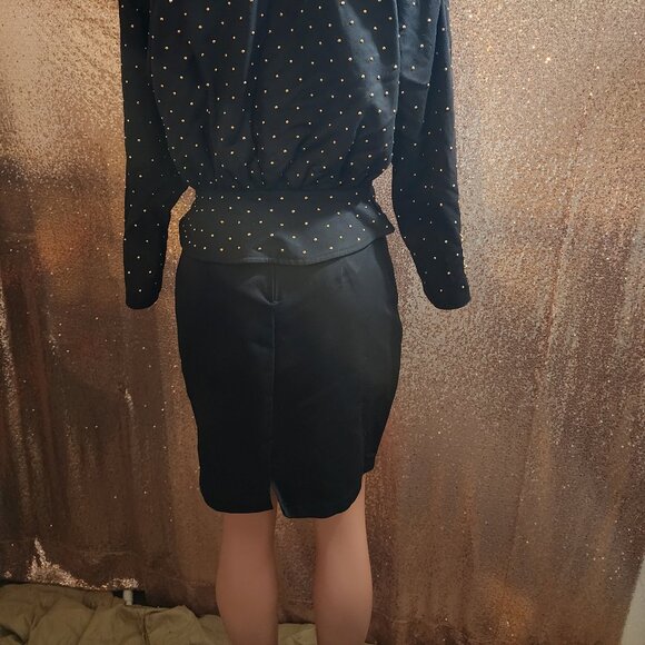 Black Jacket & Skirt Set - Picture 4 of 5